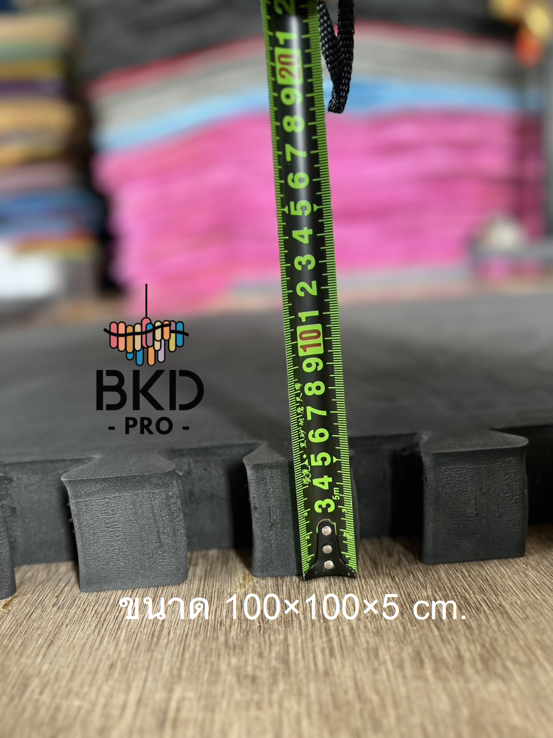 แผ่นโฟมยางจิ๊กซอว์ EVA งานไทยเกรดA แผ่นยางงานในร่ม ขนาดแผ่น100x100x4.5 ซม. หนา 45 มม. ,แผ่นกันกระแทก,โฟมยางปูพื้น,จิ๊กซอว์ปูพื้น, ปูกับห้องเด็ก ห้องออกกำลังกาย ค่ายมวย โรงยิม