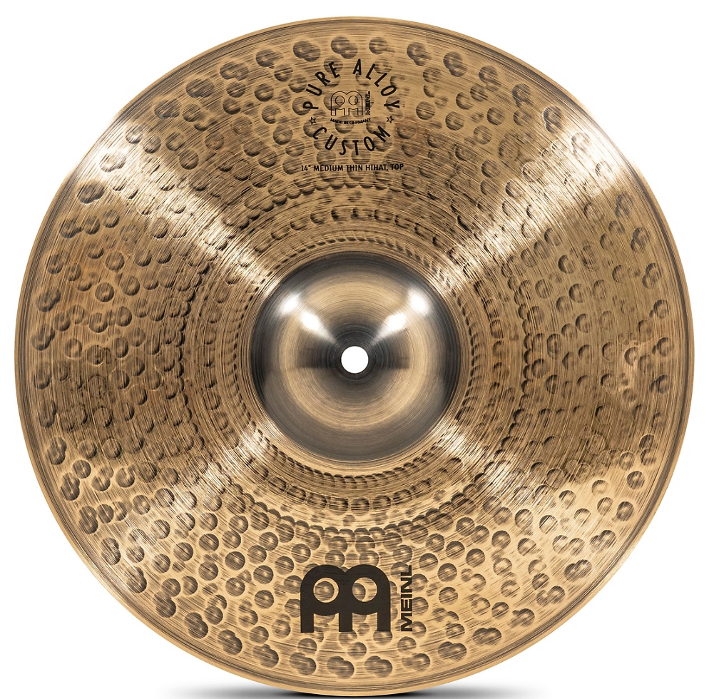 Meinl Pure Alloy Custom Medium Thin Hi-Hat Cymbal Pair 14&15 in.