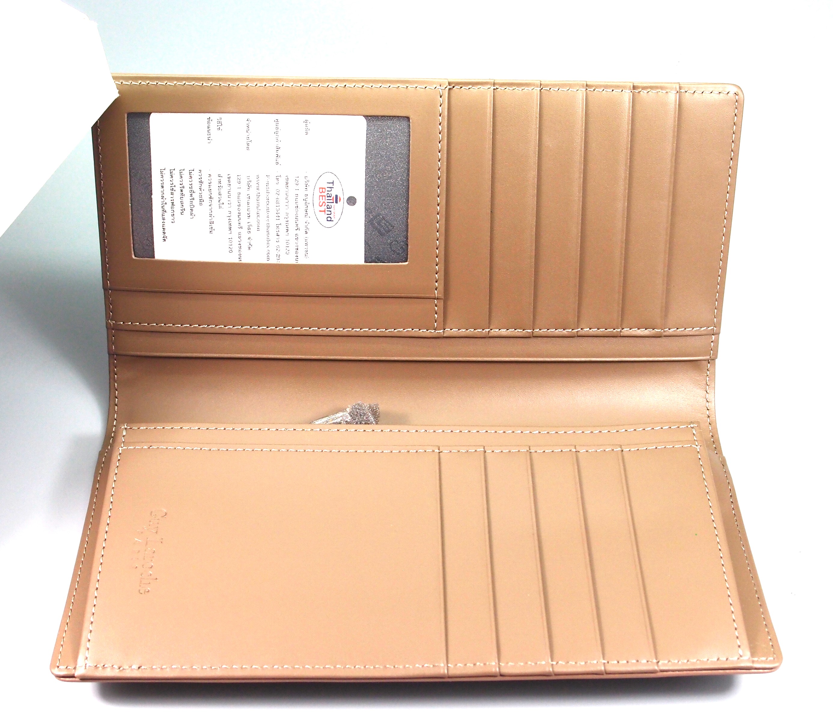 กระเป๋าสตางค์ Guy Laroche เบจ ใหม่ แท้ (ไม่มีกล่อง)