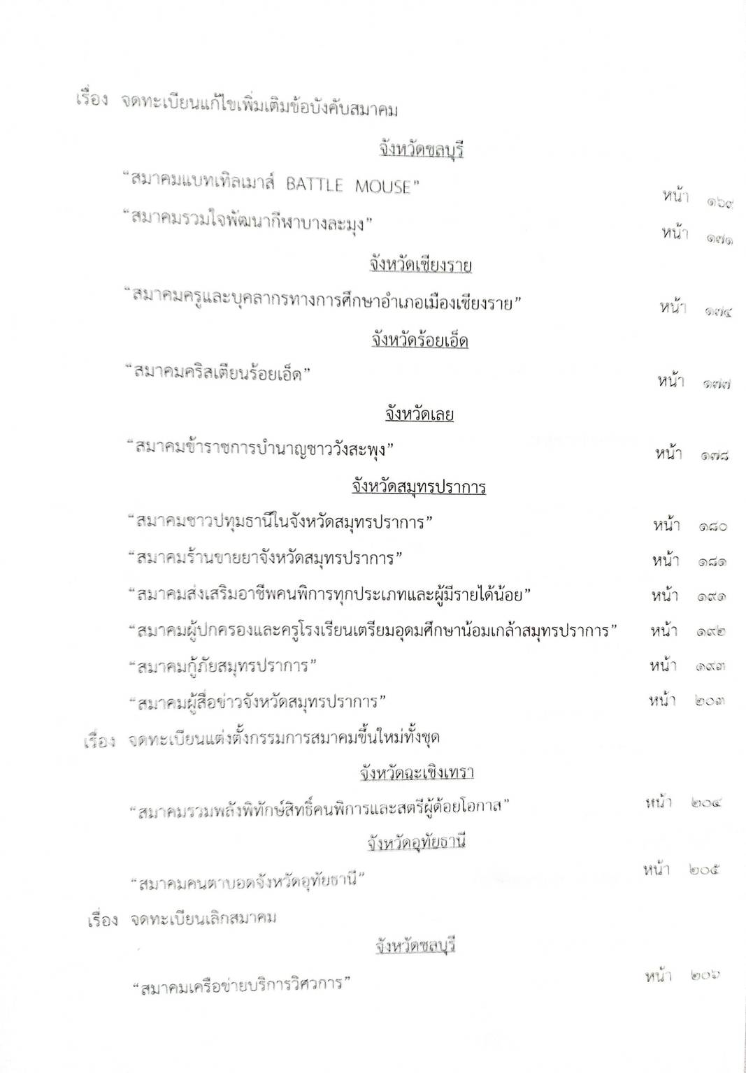 กฎหมายออกใหม่ 13/63 ประกาศกระทรวงมหาดไทย พ้นตำแหน่งฯ ประกาศศาลเยาวชนและครอบครัวกลาง สมาคม - มูลนิธิ