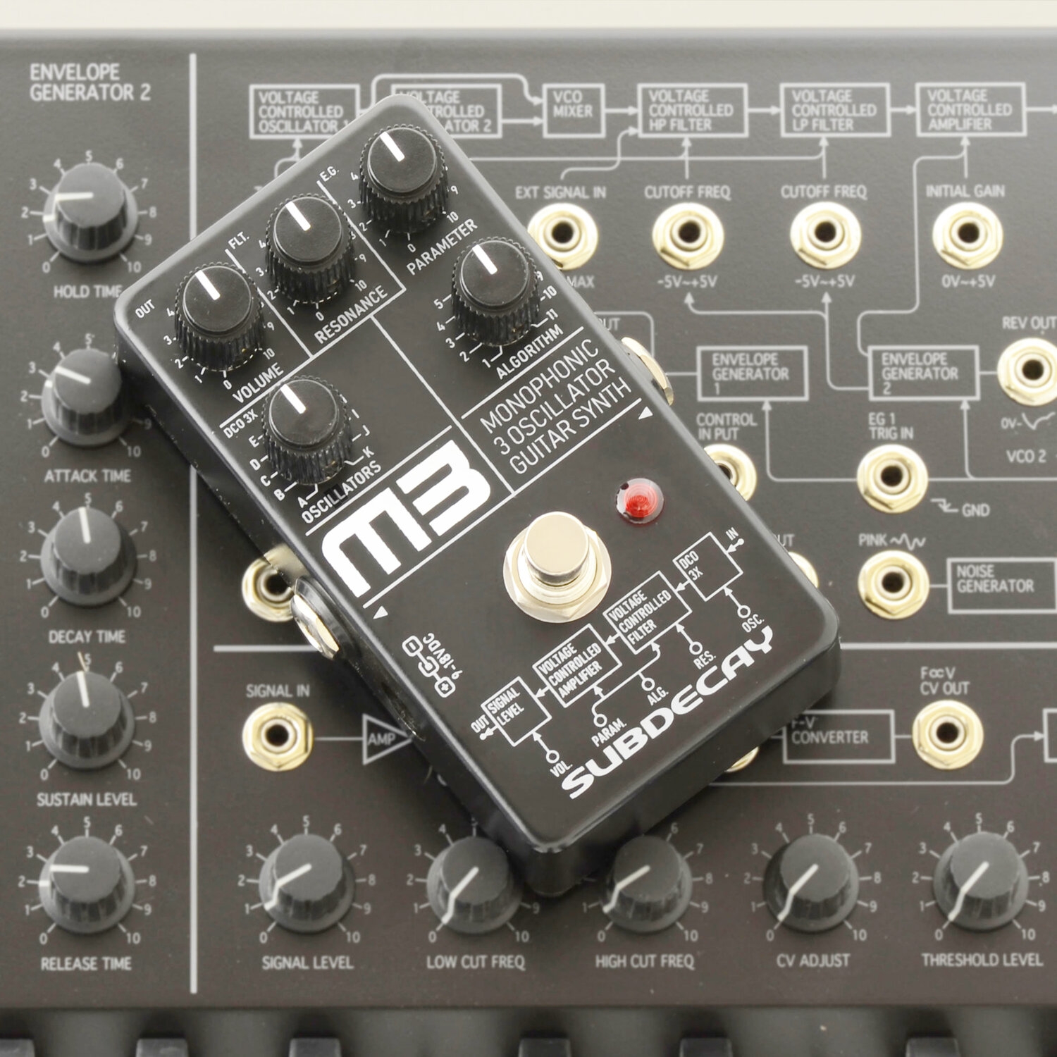 Subdecay M3 Monophonic 3 Oscillator Guitar Synth