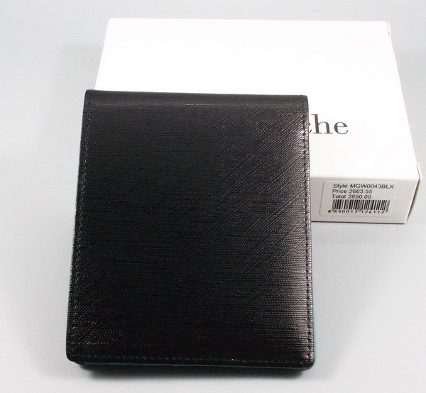 กระเป๋าสตางค์ Guy Larcohe ดำ-เขียว ใหม่ แท้