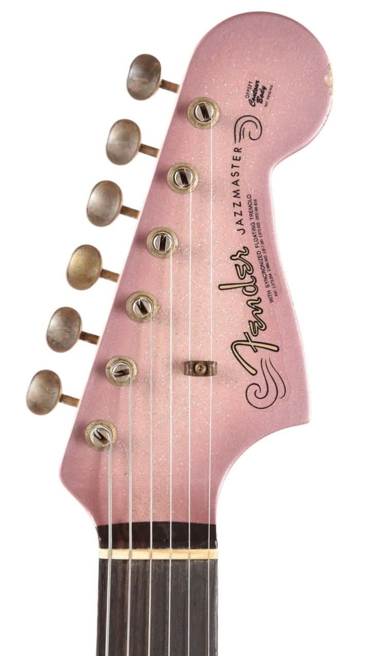 Fender Custom Shop 1962 Jazzmaster "Chicago Special" Relic Super Faded Shell Pink/Burgundy Mist Sparkle Burst