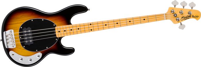 Sterling by Music Man Ray34 Classic Active Electric Bass Guitar 3 tone sunburst