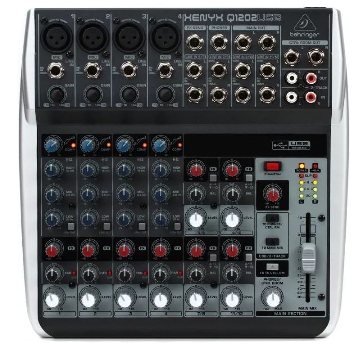 Behringer Xenyx Q1202USB Mixer with USB