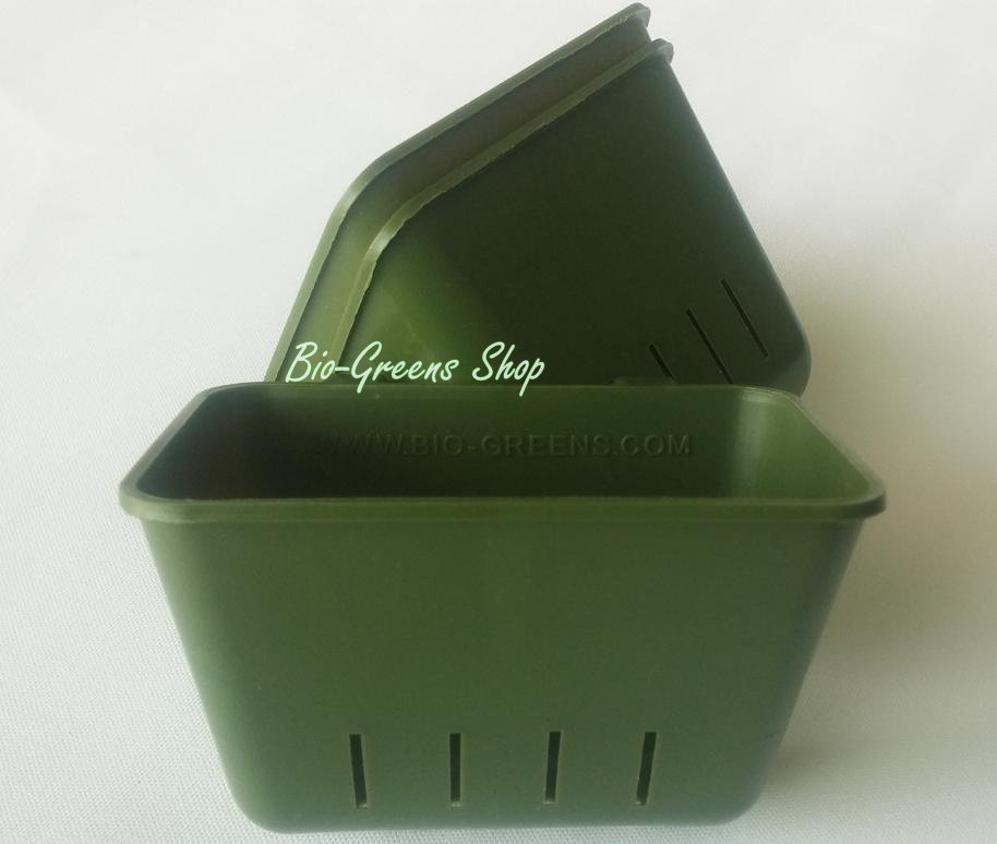 กระถางต้นไม้สวนแนวตั้ง ขนาดเล็ก สีเขียวเข้ม