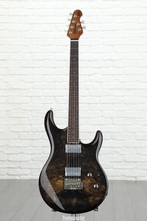 Ernie Ball Music Man Luke III HH Ball Family Reserve - Black Burl
