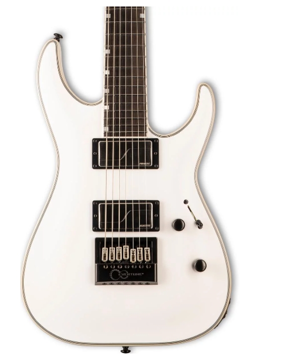 ESP LTD Deluxe MH-1007 EverTune Electric Guitar - Snow White