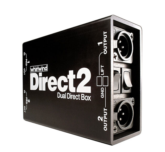 Whirlwind DIRECT2 - Passive, Two Channel Direct Box