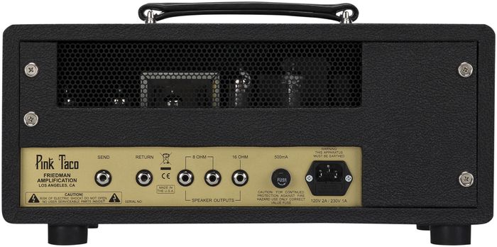 Friedman Pink Taco 20W Tube Guitar Amp Head Black