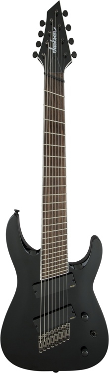 Jackson Fanned Fret X Series Soloist 8-String - Gloss Black
