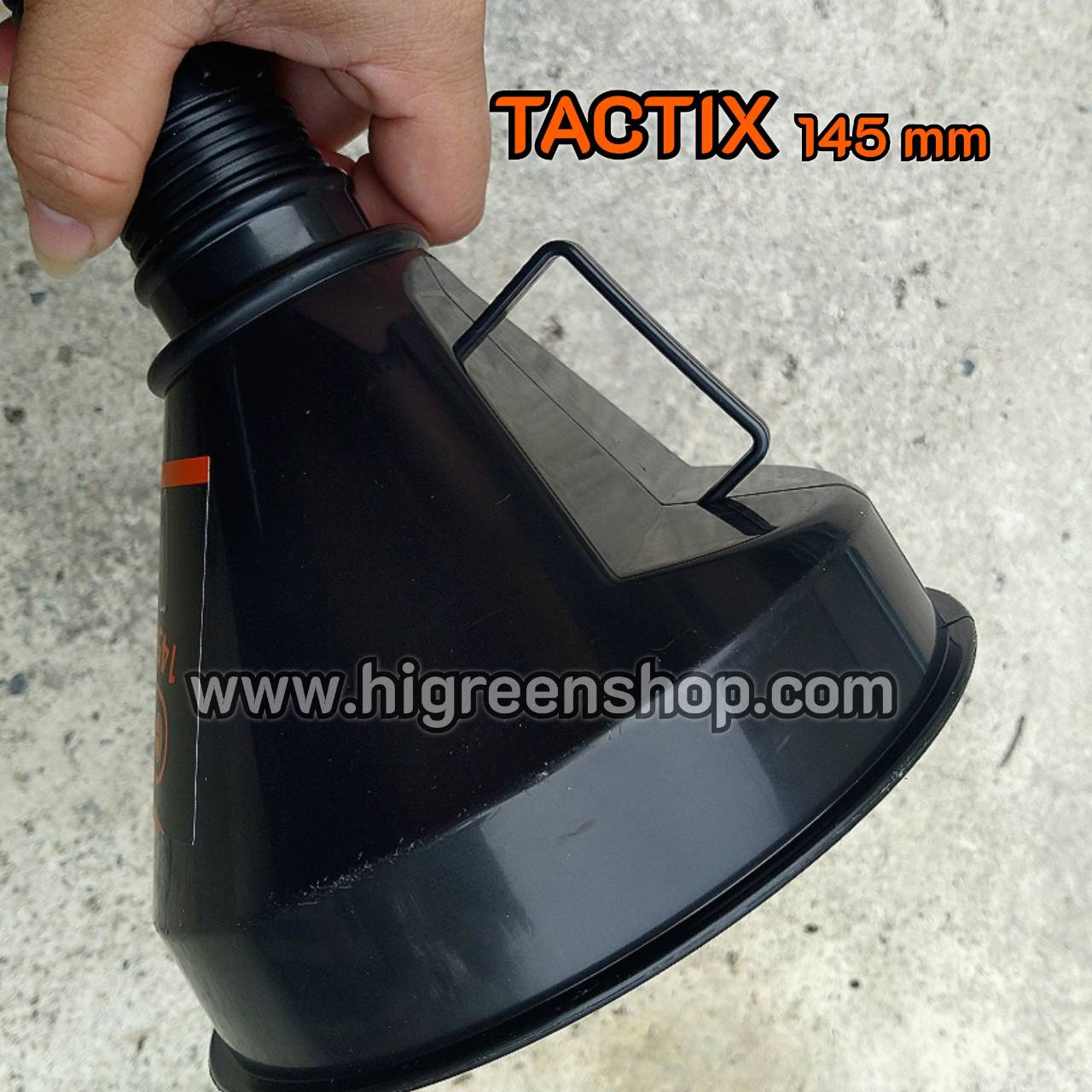 กรวยน้ำมันคอปรับได้ ขนาด 5.5 นิ้ว มีตระแกรงด้านใน (รุ่นTACTIX) / แพ็ค 1 ชิ้น