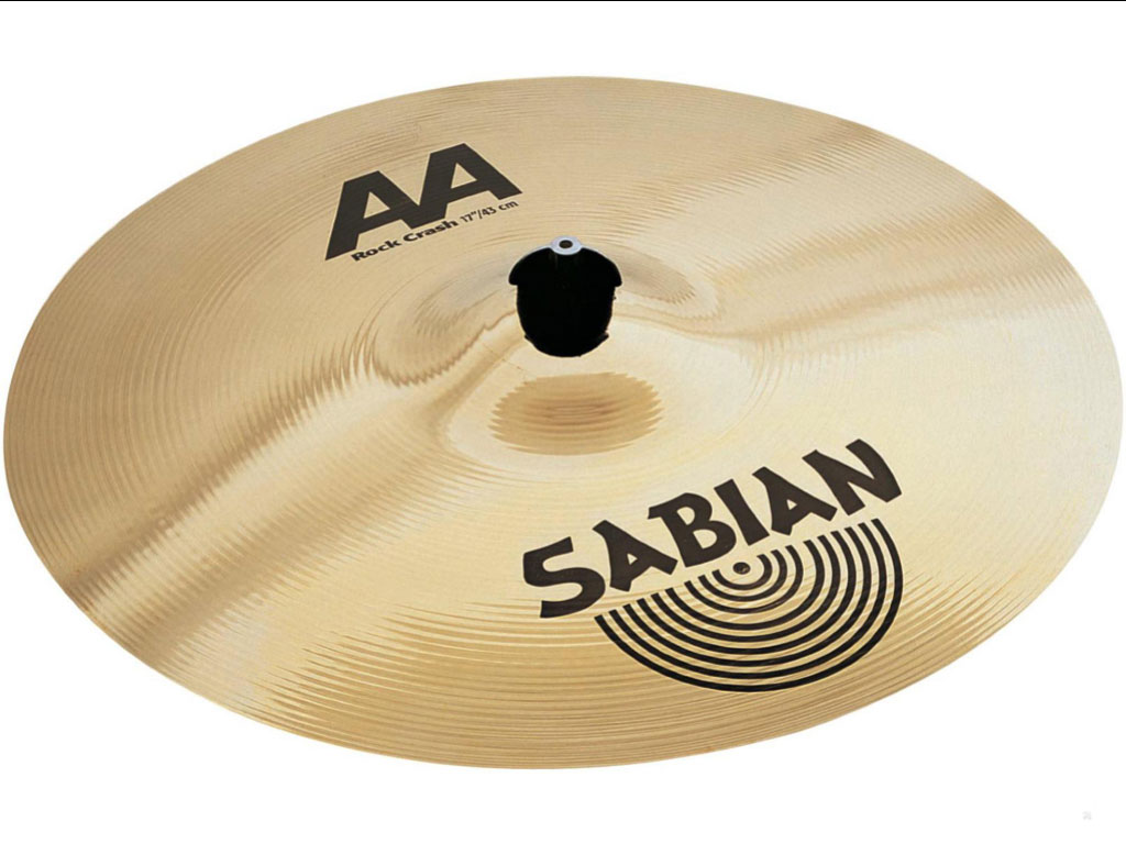 Sabian AA Rock Crash Brilliant Finish 17 Inch
