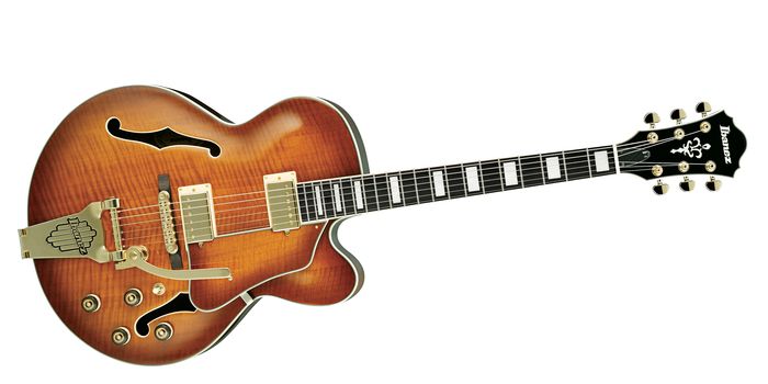 Ibanez Artcore Expressionist AF95 Hollowbody with Bigsby Style Tremelo Electric Guitar Violin Sunburst