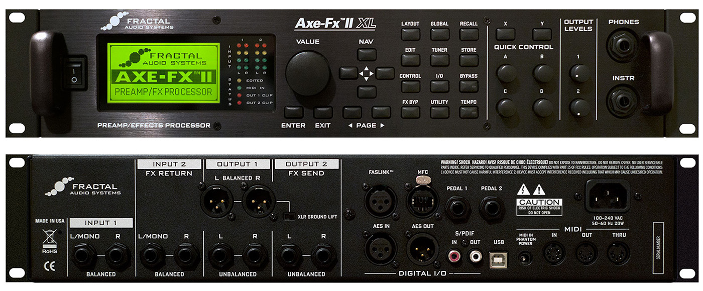 Fractal Audio Systems Axe-Fx II XL Preamp/FX Processor