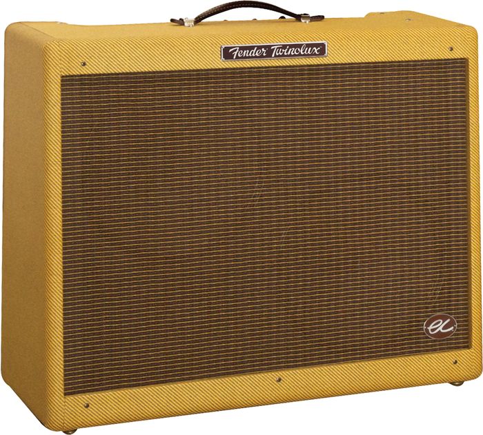 Fender Eric Clapton Signature EC Twinolux 40W 2x12 Hand-Wired Tube Guitar Combo Amp TweedTWEED