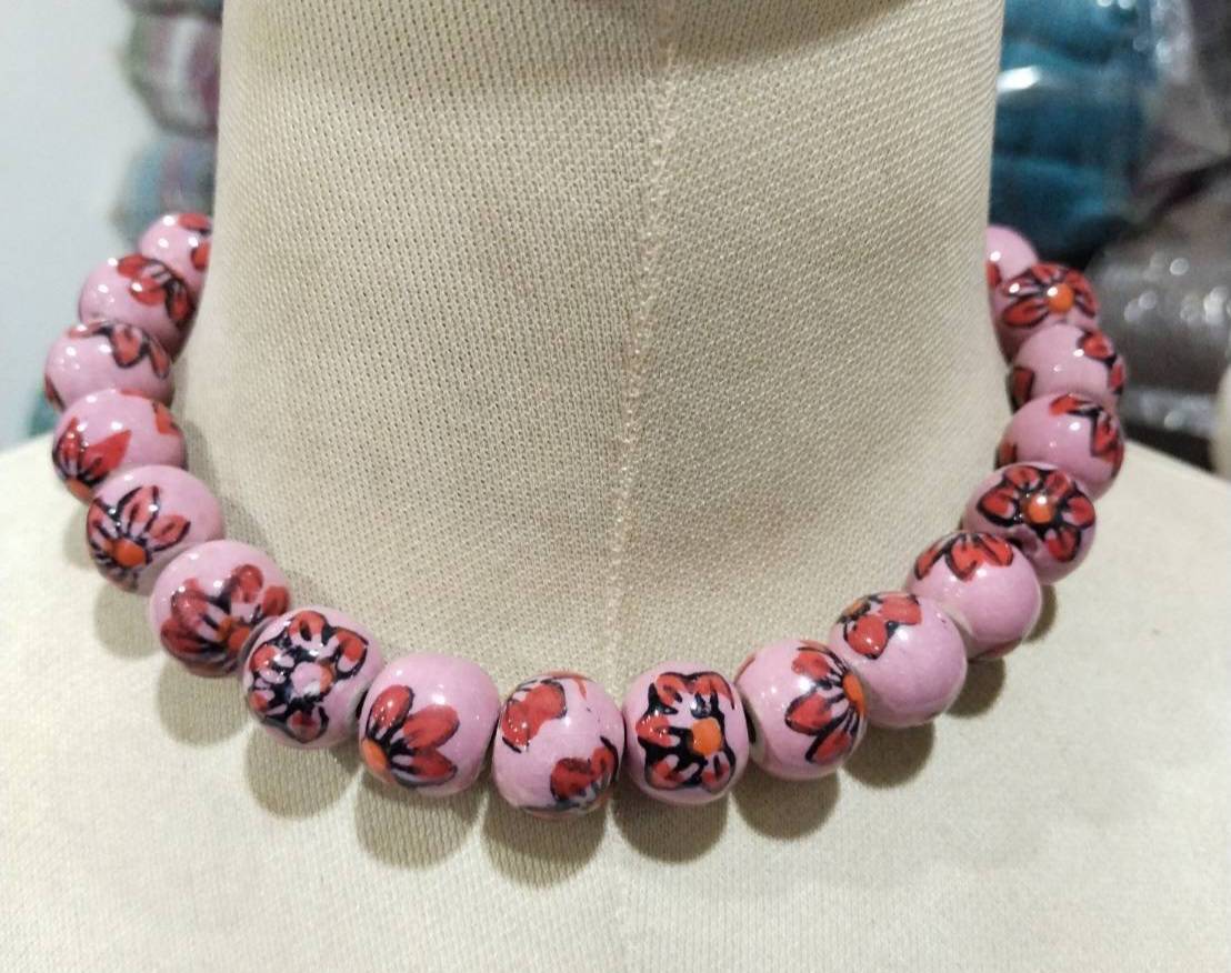 สร้อยคอแฟชั่น เนื้องาน เซรามิก