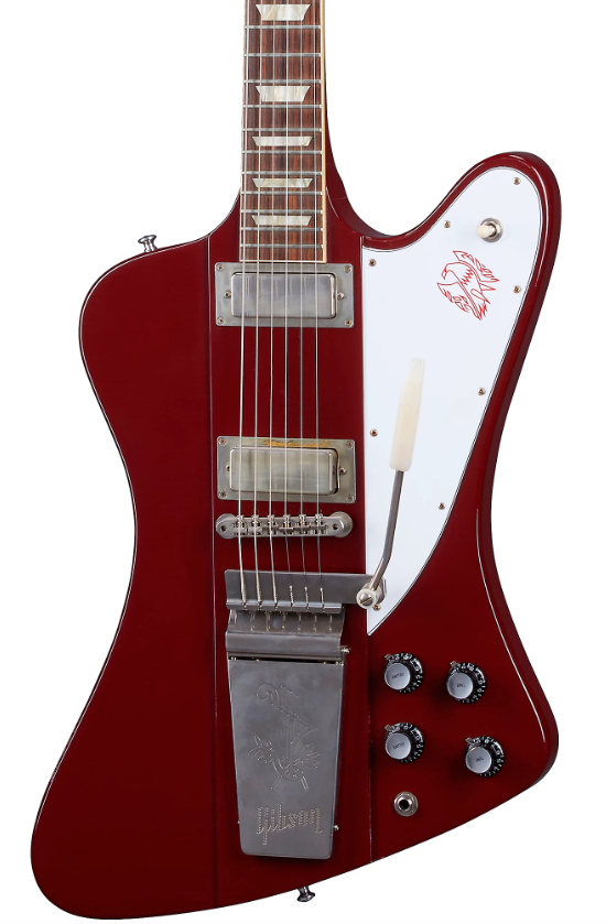 Gibson Custom Murphy Lab 1963 Firebird V w/ Maestro Vibrola Ultra Light Aged Electric Guitar Ember Red