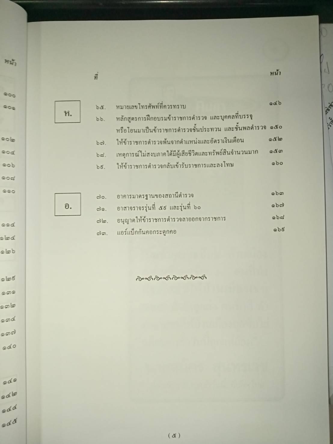 คำสั่งสำนักงานตำรวจแห่งชาติ 2548 ฉบับที่น่าสนใจและสำคัญ