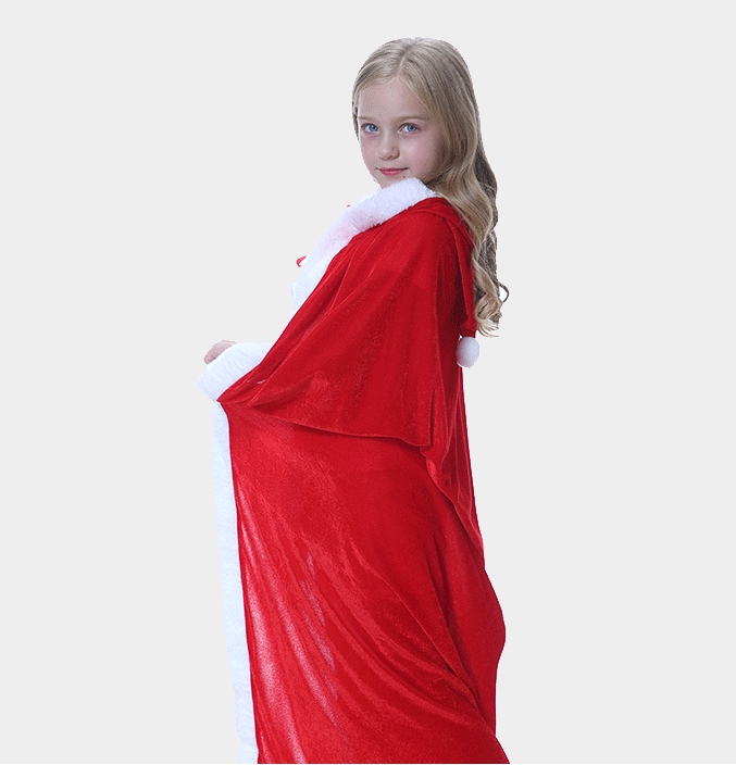 ผ้าคลุมคริสมาสสีแดง สำหรับใส่คลุมชุดคริสมาส เพื่อเพิ่มความสวยงาม Size 100, 120, 150