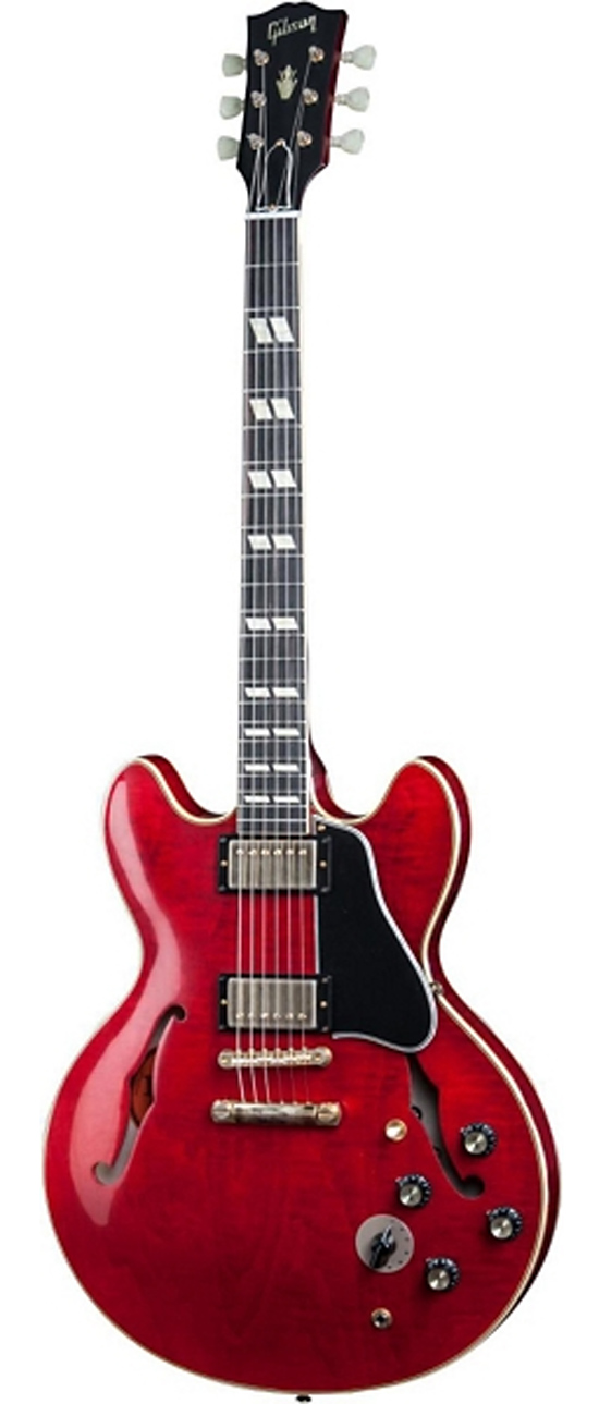 Gibson 2015 Memphis Limited Run Figured 1964 ES-345TDC VOS Semi-Hollow Electric Guitar Sixties Cherry