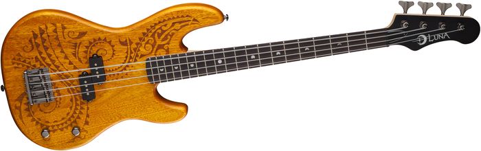 Luna Guitars Tattoo Short Scale Electric Bass