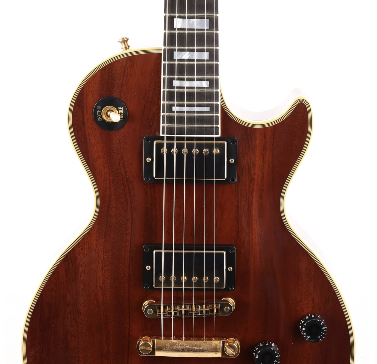 Gibson Custom Shop Les Paul Custom Mahogany Top Walnut Stain Made 2 Measure