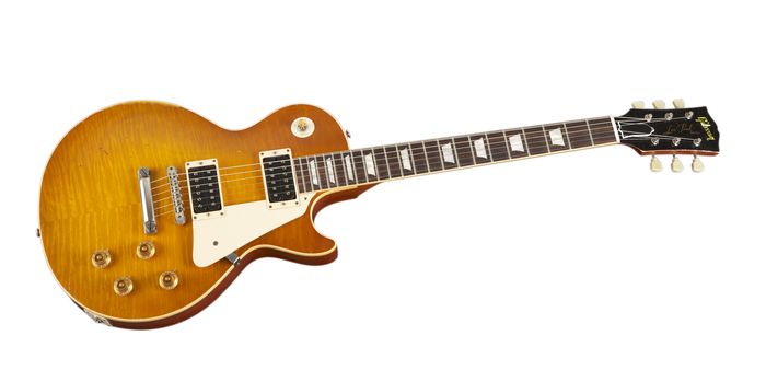 Gibson Custom Les Paul Reissue 1959 Murphy Electric Guitar Aged Sunburst with Brown Back