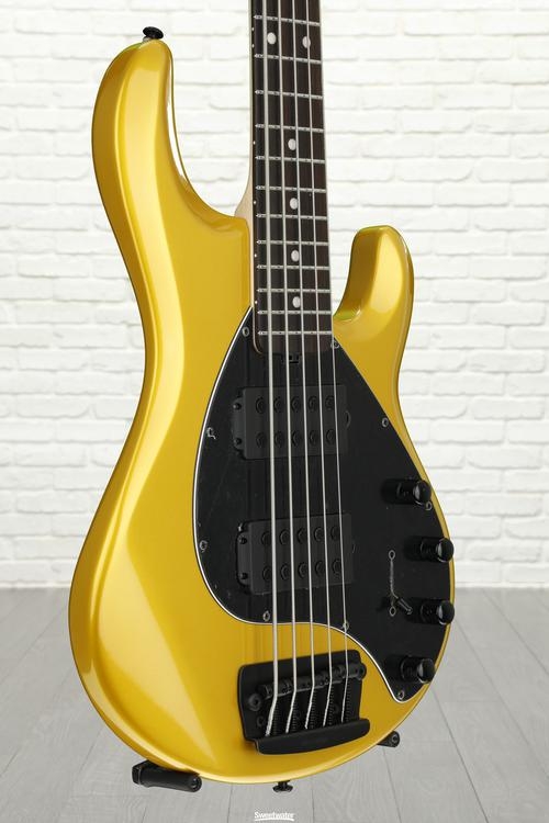 Ernie Ball Music Man Stingray 5 HH - Firemist Gold, Rosewood Fingerboard