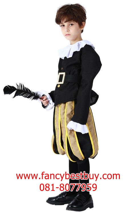 ชุดประจำชาติอังกฤษ ชุดประจำชาติฝรั่งเศส ชุดขุนนางชั้นสูง ชุดประจำชาติยุโรป มีขนาด L