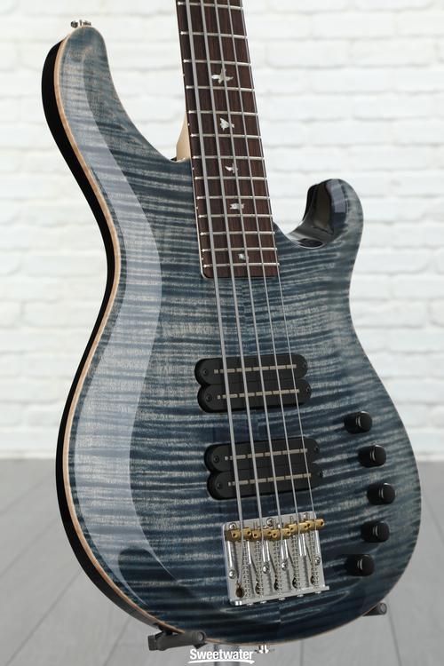 PRS Grainger 5-string Bass - Faded Whale Blue with Rosewood Fingerboard