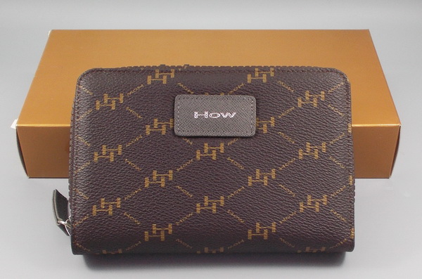 กระเป๋าสตางค์ HOW น้ำตาล ใหม่ แท้