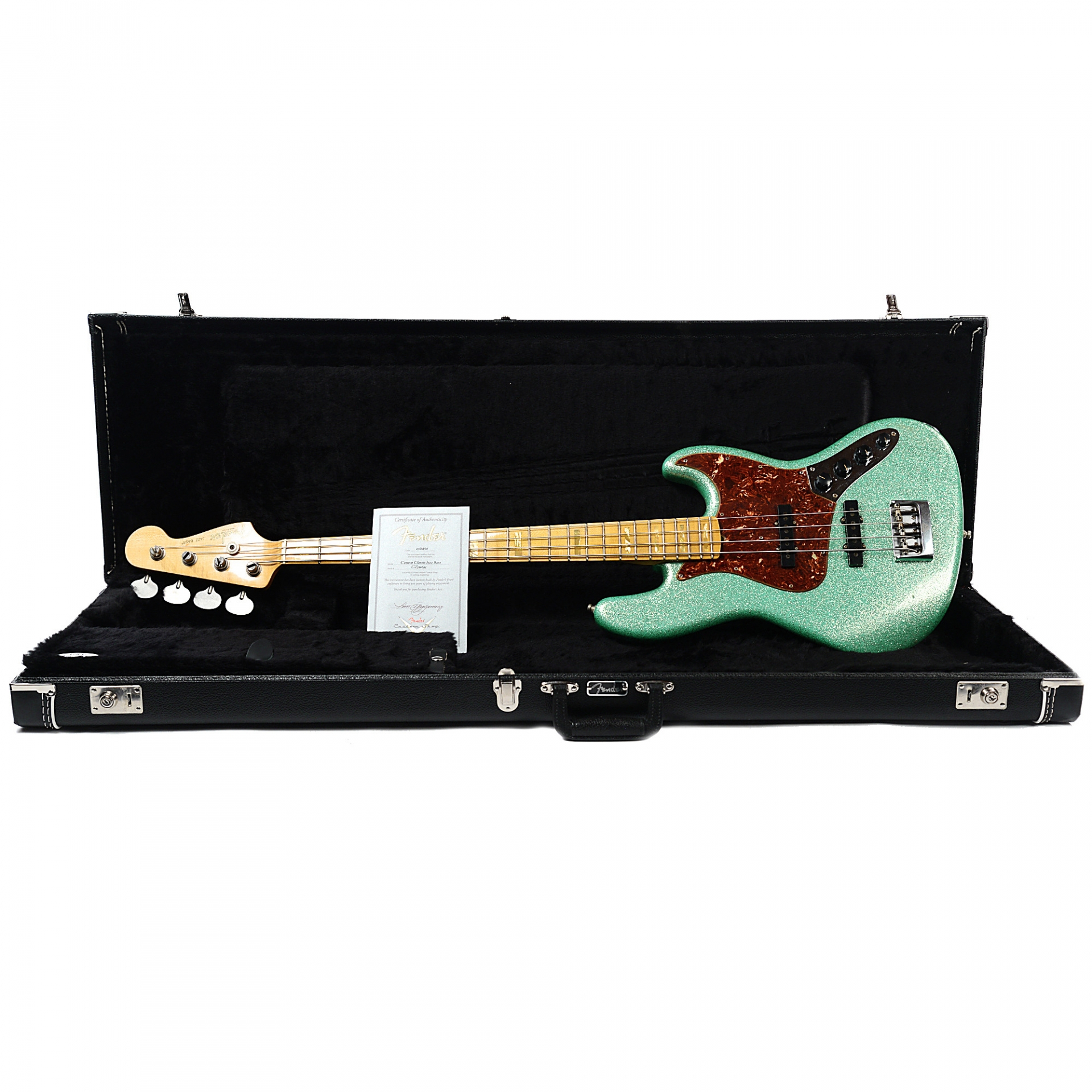 Fender Custom Shop Custom Classic Jazz Bass Journeyman Relic Seafoam Green Sparkle