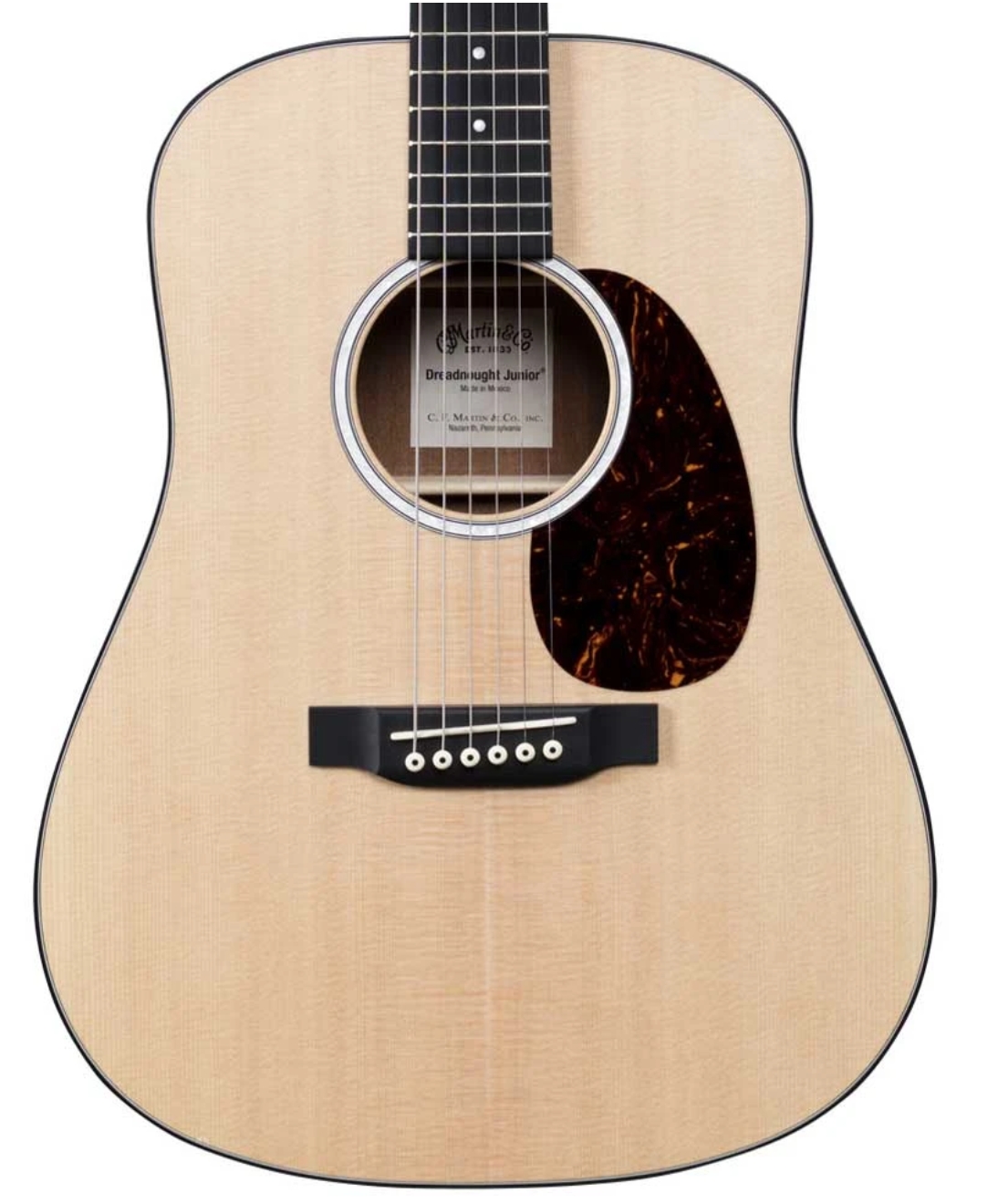Martin DJR-10 Sitka Spruce Acoustic Natural