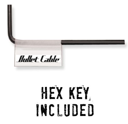 Bullet Cable DIY Dice Connectors Set Black Angled