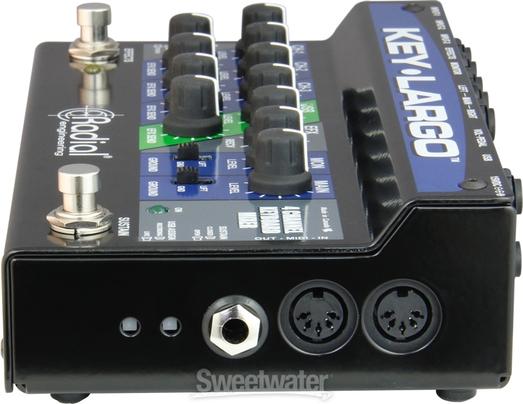 Radial Key Largo Keyboard Mixer with Balanced DI Outs