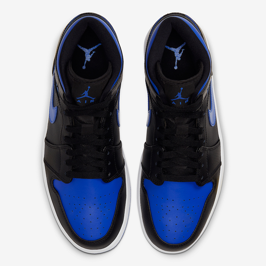 Nike Air Jordan 1 Mid Royal Black Blue
