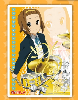 Ritsu (ลายเซ็นต์สีเงิน) Jumbo Carddass K-ON ACTIVITY DIARY CLUB SNAP Clear Board (แท้)