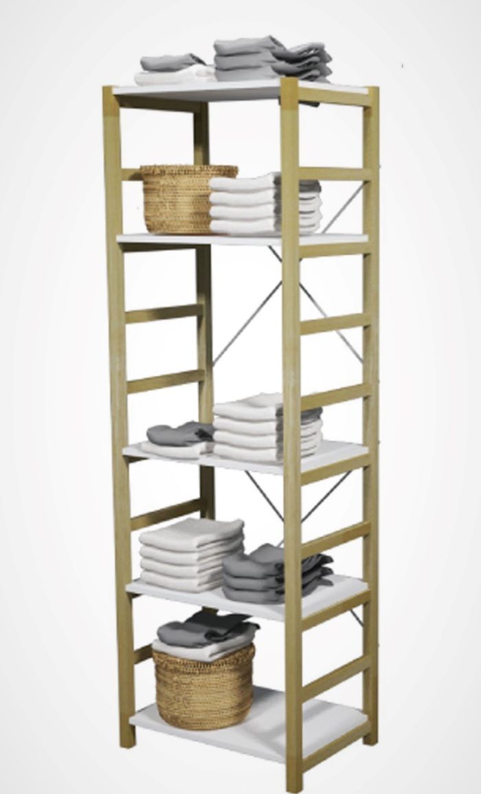 ชั้นวางของ DIY ปรับระดับได้ L ขนาด W 58 x D 39 x H 175 Cms.