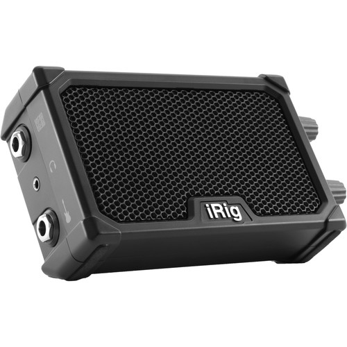 IK Multimedia iRig Nano Amp - Battery-Powered Micro Amplifier & Interface for Mobile Devices - Black