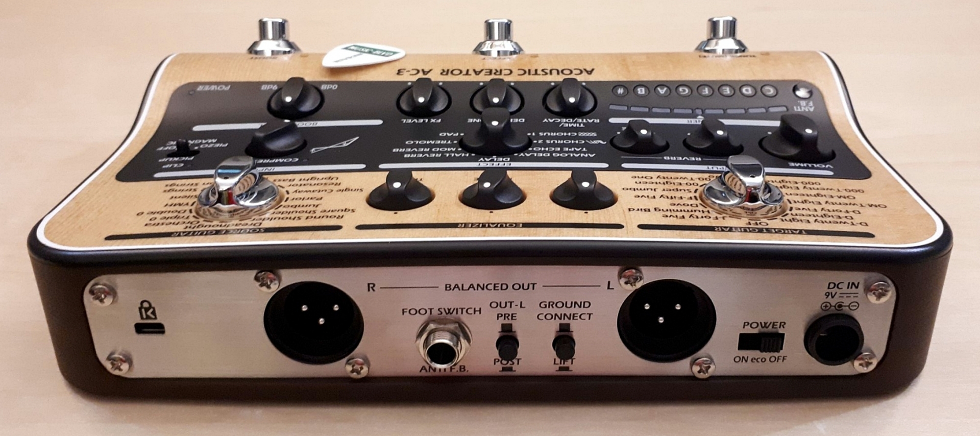 Zoom AC 3 Acoustic Creator Enhanced Direct Box