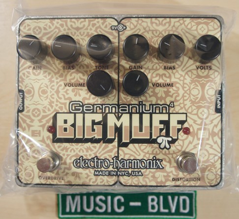 Electro-Harmonix Germanium 4 Big Muff Pi Overdrive and Distortion Guitar Effects Pedal
