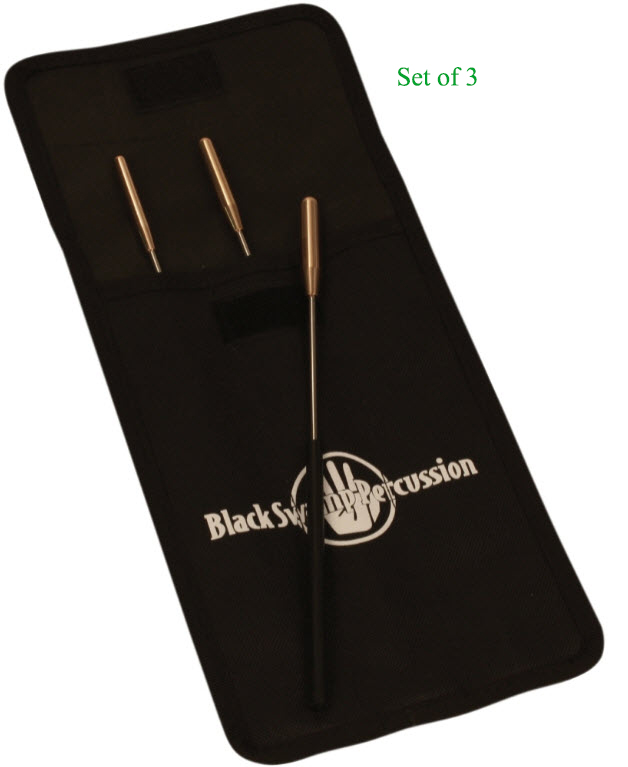 Black Swamp Percussion Spectrum Triangle Beaters w/Nylon Case Set