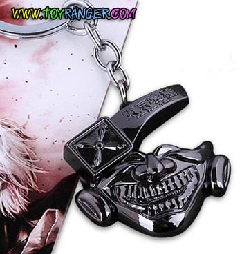 พวงกุญแจยาง Tokyo Ghoul หน้ากาก Kaneki Ken 1