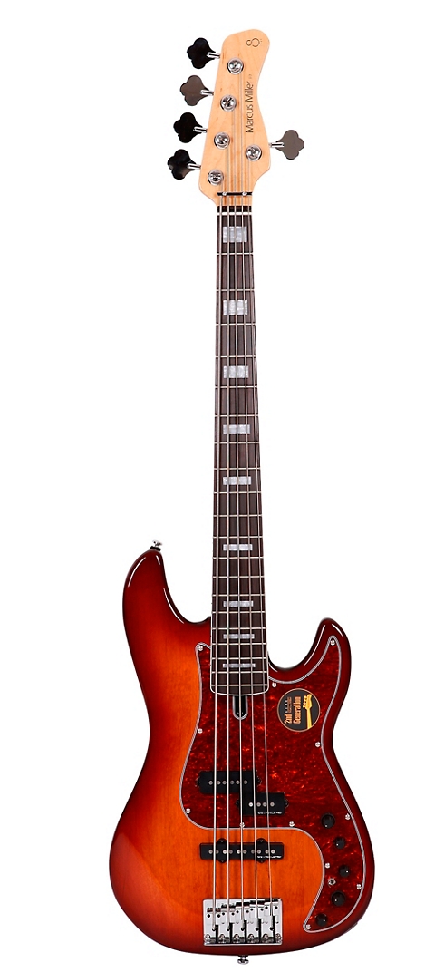 Sire Marcus Miller P7 Alder 5-String Bass Tobacco Sunburst