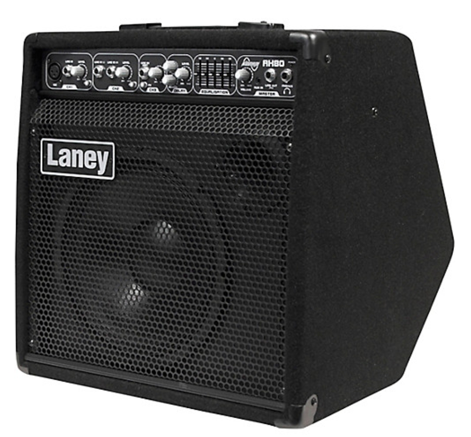 Laney Laney AH80 Audio Hub 3 Channel Multi-Input Combo. 80W w/5-Band Master EQ & Digital Delay