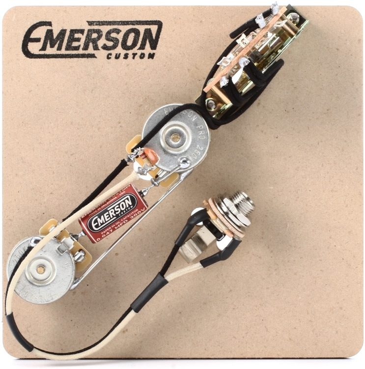 Emerson Custom 3-way Prewired Kit for Fender Telecasters - 250k Pots