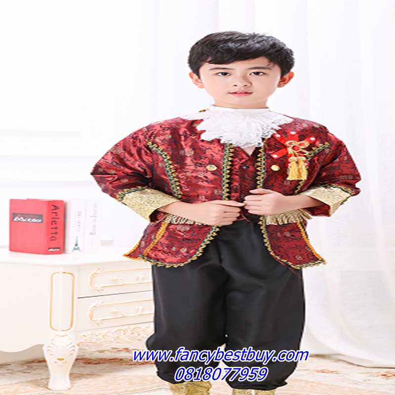 ชุดประจำชาติรัสเซีย ชุดประจำชาติฝรั่งเศส ชุดประจำชาติยุโรป มีขนาด 110, 120, 130, 140