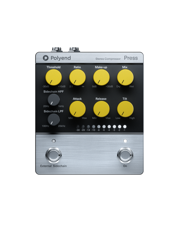Polyend Press Analog Stereo Compressor Pedal