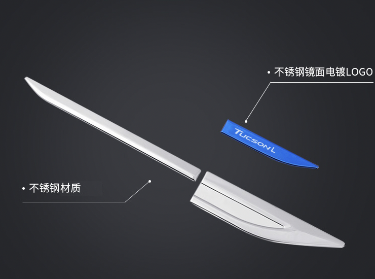 เพจกันกระแทกติดข้างรถ Hyundai CRETA ฮุนได เครต้า มีหลายสี จำนวน 2 ชิ้น